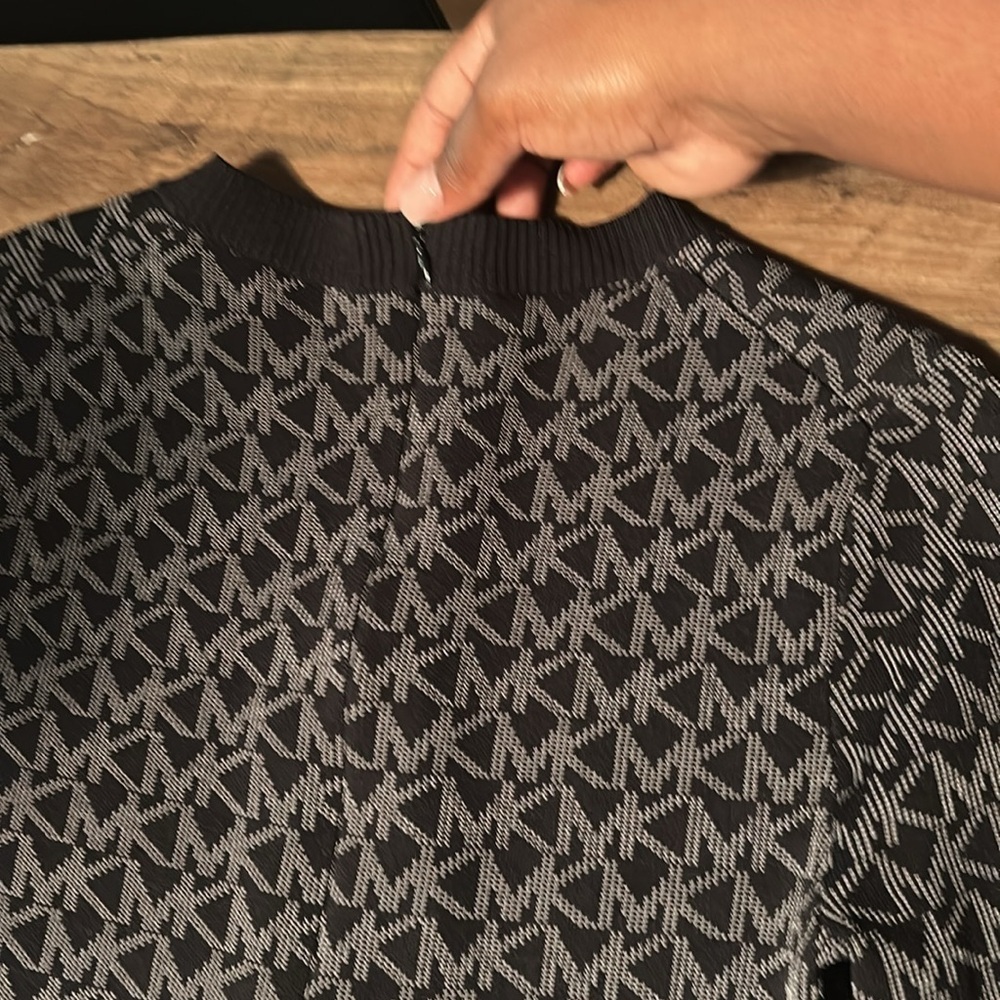Small Michael Kors Monogram Black Dress - Picture 10 of 10